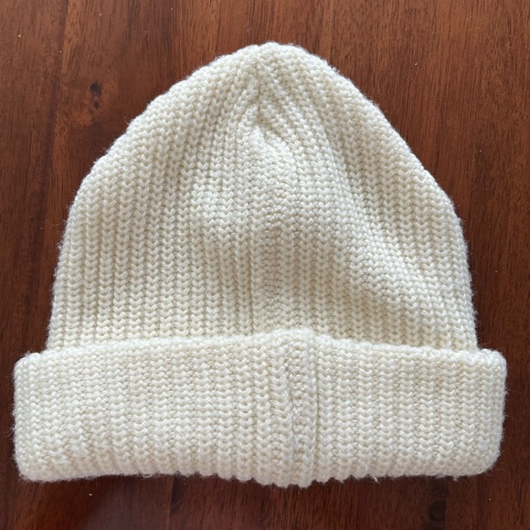 Cozy Cream Knit Beanie - Picture 3 of 4